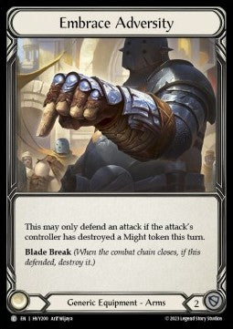 Embrace Adversity [HVY200] (Heavy Hitters) Cold Foil