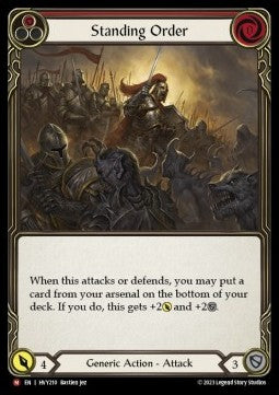 Standing Order [HVY210] (Heavy Hitters) Rainbow Foil