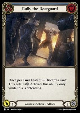 Rally the Rearguard (Blue) [HVY230] (Heavy Hitters) Regular