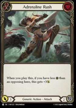 Adrenaline Rush (Yellow) [HVY223] (Heavy Hitters) Regular