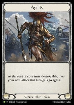 Agility // Gold [LGS229] (LGS Promos) Rainbow Foil
