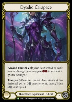 Dyadic Carapace [FAB142] (FAB Promos) Gold Cold Foil