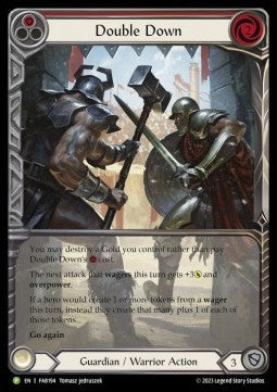 Double Down (Extended Art) [FAB194] (FAB Promos) Rainbow Foil