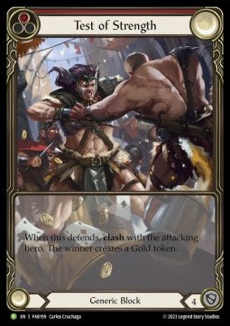 Test of Strength (Extended Art) [FAB199] (FAB Promos) Rainbow Foil