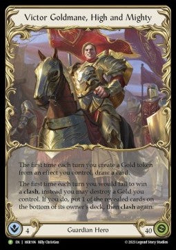 Victor Goldmane, High and Mighty [HER106] (Hero Promos) Rainbow Foil
