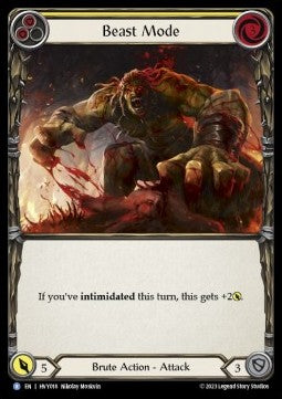 Beast Mode (Yellow) [HVY018] (Heavy Hitters) Rainbow Foil