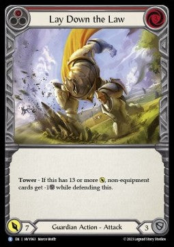 Lay Down the Law [HVY063] (Heavy Hitters) Rainbow Foil