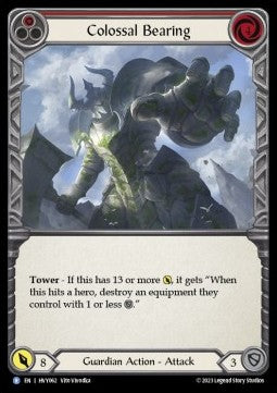 Colossal Bearing [HVY062] (Heavy Hitters) Rainbow Foil
