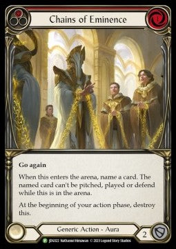 Chains of Eminence [JDG022] (Judge Promos) Cold Foil