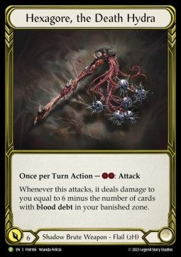 Hexagore, the Death Hydra [FAB186] (FAB Promos) Gold Cold Foil