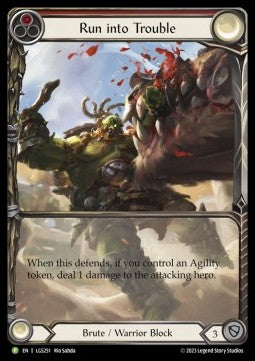 Run into Trouble (Extended Art) [LGS251] (LGS Promos) Rainbow Foil