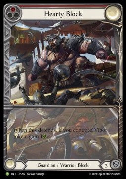 Hearty Block (Extended Art) [LGS252] (LGS Promos) Rainbow Foil