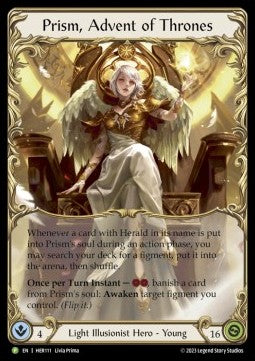 Prism, Advent of Thrones [HER111] (Hero Promos) Rainbow Foil