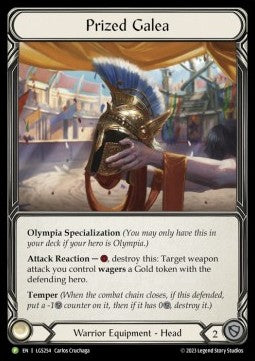Prized Galea [LGS254] (LGS Promos) Cold Foil