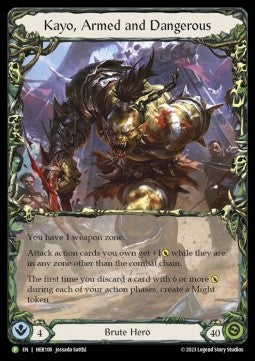 Kayo, Armed and Dangerous [HER108] (Hero Promos) Rainbow Foil
