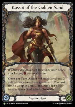 Kassai of the Golden Sand [HER110] (Hero Promos) Rainbow Foil