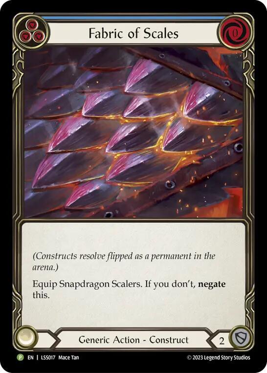 Fabric of Scales // Snapdragon Scalers [LSS017] (LSS Promos) Cold Foil