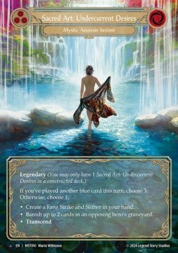 Sacred Art: Undercurrent Desires // Inner Chi (Marvel) [MST010] (Part the Mistveil) Cold Foil