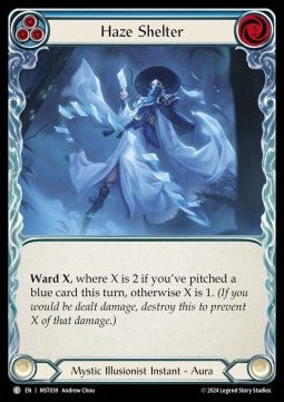 Haze Shelter (Blue) [MST039] (Part the Mistveil) Rainbow Foil