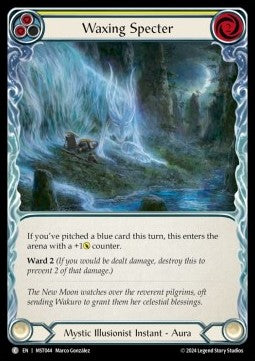 Waxing Specter (Yellow) [MST044] (Part the Mistveil) Rainbow Foil