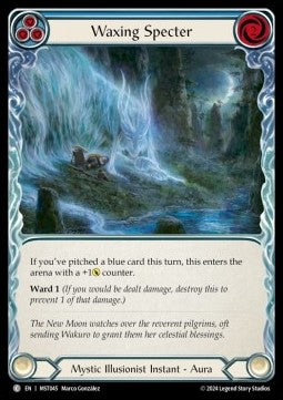 Waxing Specter (Blue) [MST045] (Part the Mistveil) Regular