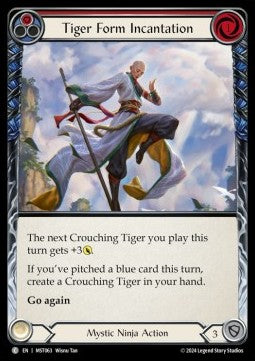 Tiger Form Incantation (Red) [MST063] (Part the Mistveil) Regular