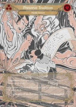 Preserve Tradition // Inner Chi (Marvel) [MST099] (Part the Mistveil) Cold Foil