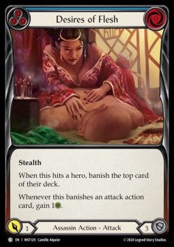 Desires of Flesh (Blue) [MST120] (Part the Mistveil) Rainbow Foil