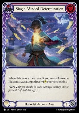 Single Minded Determination (Red) [MST146] (Part the Mistveil) Rainbow Foil
