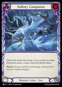 Solitary Companion (Blue) [MST151] (Part the Mistveil) Rainbow Foil