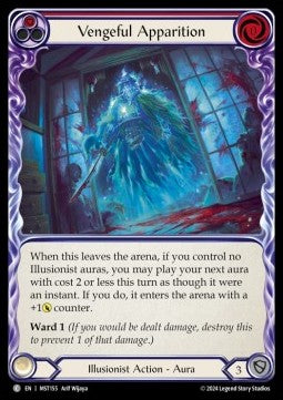 Vengeful Apparition (Red) [MST155] (Part the Mistveil) Regular