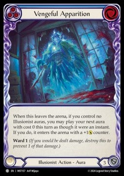 Vengeful Apparition (Blue) [MST157] (Part the Mistveil) Rainbow Foil