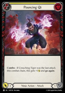 Pouncing Qi (Yellow) [MST183] (Part the Mistveil) Regular