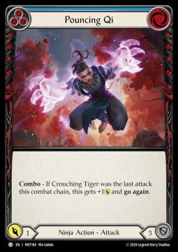Pouncing Qi (Blue) [MST184] (Part the Mistveil) Regular