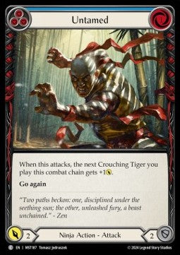 Untamed (Blue) [MST187] (Part the Mistveil) Rainbow Foil