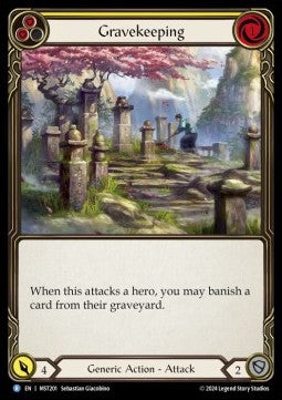 Gravekeeping (Yellow) [MST201] (Part the Mistveil) Regular