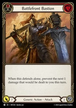 Battlefront Bastion (Red) [MST203] (Part the Mistveil) Rainbow Foil