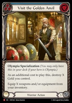 Visit the Golden Anvil [MST226] (Part the Mistveil) Rainbow Foil