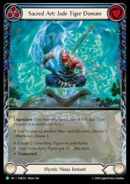 Sacred Art: Jade Tiger Domain // Inner Chi (Extended Art) [FAB233] (FAB Promos) Rainbow Foil