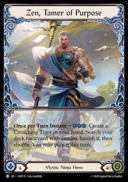 Zen, Tamer of Purpose [HER115] (Hero Promos) Rainbow Foil