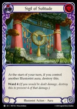 Sigil of Solitude (Red) [MST143] (Part the Mistveil) Rainbow Foil