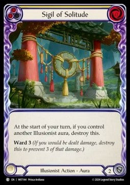 Sigil of Solitude (Yellow) [MST144] (Part the Mistveil) Rainbow Foil