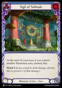 Sigil of Solitude (Blue) [MST145] (Part the Mistveil) Regular