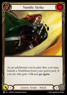 Nimble Strike (Yellow) [MST210] (Part the Mistveil) Regular