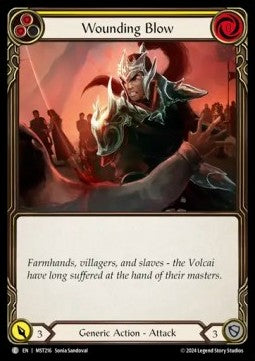 Wounding Blow (Yellow) [MST216] (Part the Mistveil) Regular