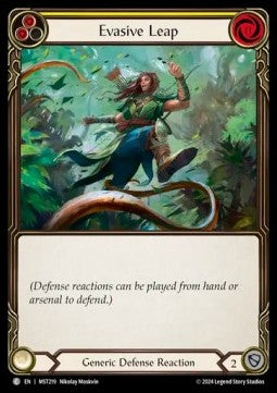 Evasive Leap (Yellow) [MST219] (Part the Mistveil) Rainbow Foil