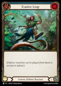 Evasive Leap (Blue) [MST220] (Part the Mistveil) Rainbow Foil