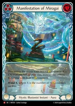 Manifestation of Miragai (Alternate Art) [MST031] (Part the Mistveil) Rainbow Foil