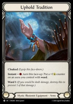 Uphold Tradition [ENG005] (Part the Mistveil - Enigma Blitz Deck) Regular