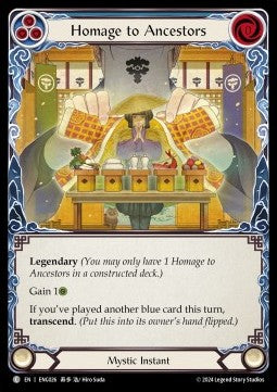 Homage to Ancestors // Inner Chi [ENG026] (Part the Mistveil - Enigma Blitz Deck) Regular